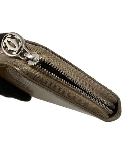 Cartier（カルティエ）Cartier (カルティエ) カルティエ/L3001283/長財布 ブラウン×シルバーの古着・服飾アイテム