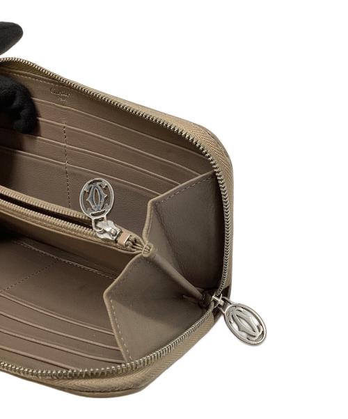 Cartier（カルティエ）Cartier (カルティエ) カルティエ/L3001283/長財布 ブラウン×シルバーの古着・服飾アイテム