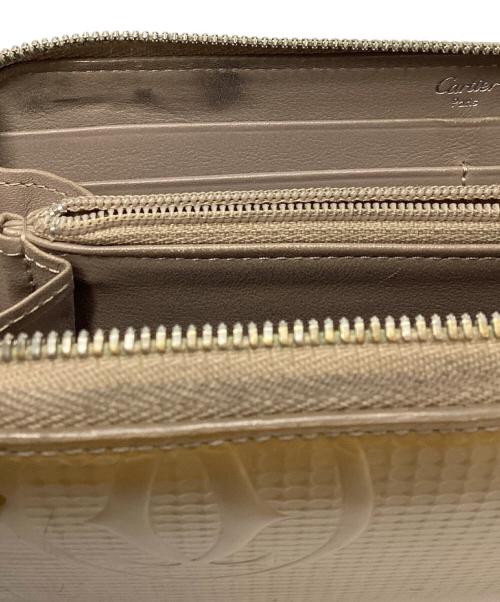 Cartier（カルティエ）Cartier (カルティエ) カルティエ/L3001283/長財布 ブラウン×シルバーの古着・服飾アイテム