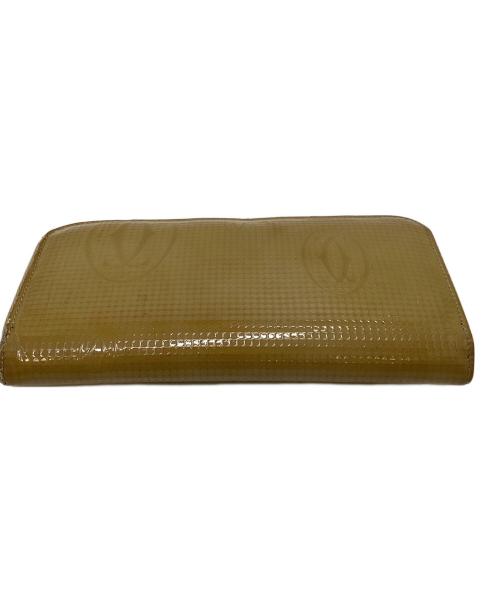 Cartier（カルティエ）Cartier (カルティエ) カルティエ/L3001283/長財布 ブラウン×シルバーの古着・服飾アイテム