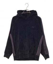 Needles（ニードルズ）の古着「プルオーバーパーカー」｜ブラック×パープル