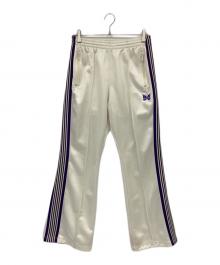Needles（ニードルズ）の古着「トラックパンツ」｜ホワイト×パープル