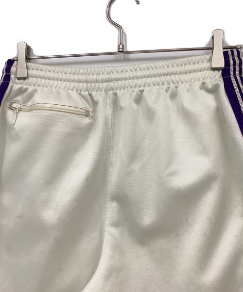 Needles（ニードルズ）Needles (ニードルズ) トラックパンツ ホワイト×パープル サイズ:Sの古着・服飾アイテム