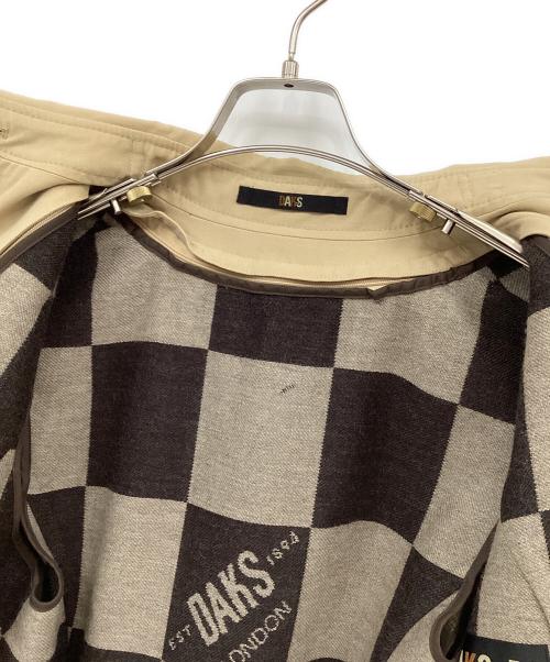 DAKS（ダックス）DAKS (ダックス) ライナー付きコート ブラウン サイズ:40の古着・服飾アイテム