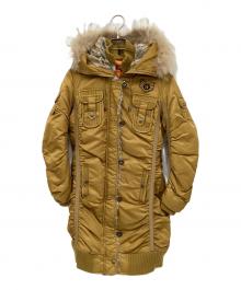 AVIREX（アヴィレックス）の古着「ミリタリーコート」｜カーキ×オレンジ