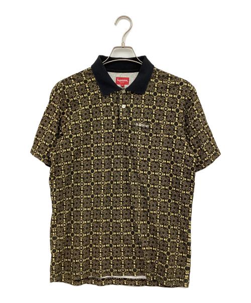 SUPREME（シュプリーム）SUPREME (シュプリーム) 半袖シャツ イエロー×ブラック サイズ:Sの古着・服飾アイテム