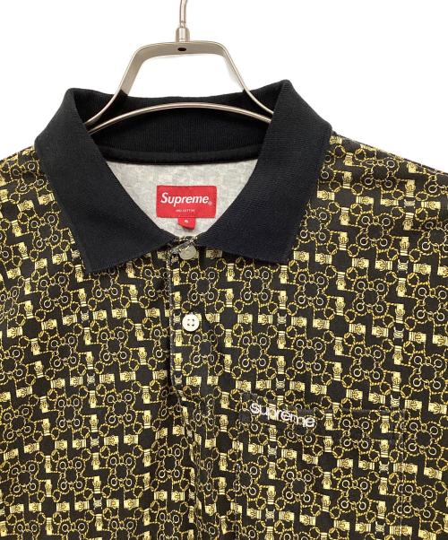 SUPREME（シュプリーム）SUPREME (シュプリーム) 半袖シャツ イエロー×ブラック サイズ:Sの古着・服飾アイテム