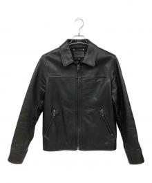 COACH（コーチ）の古着「カウレザージャケット」｜ブラック