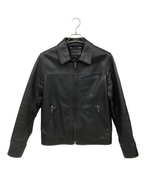 COACH（コーチ）COACH (コーチ) カウレザージャケット ブラック サイズ:XSの古着・服飾アイテム