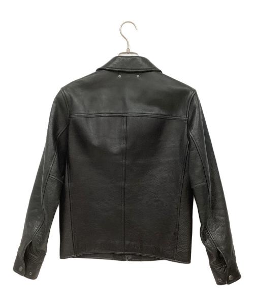 COACH（コーチ）COACH (コーチ) カウレザージャケット ブラック サイズ:XSの古着・服飾アイテム