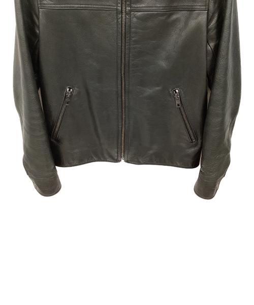 COACH（コーチ）COACH (コーチ) カウレザージャケット ブラック サイズ:XSの古着・服飾アイテム