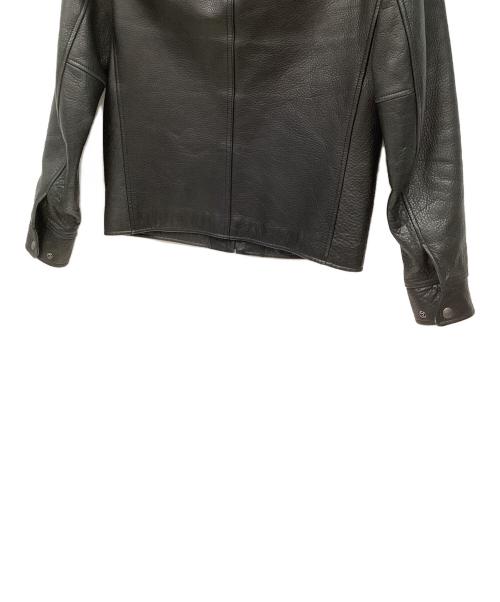 COACH（コーチ）COACH (コーチ) カウレザージャケット ブラック サイズ:XSの古着・服飾アイテム