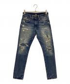 RRLダブルアールエル）の古着「デニムパンツ」｜インディゴ