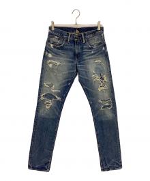 RRL（ダブルアールエル）の古着「デニムパンツ」｜インディゴ