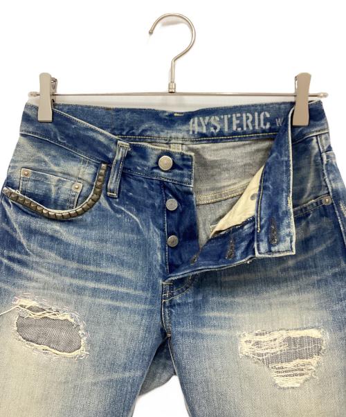 Hysteric Glamour（ヒステリックグラマー）Hysteric Glamour (ヒステリックグラマー) デニムパンツ インディゴ サイズ:W28の古着・服飾アイテム