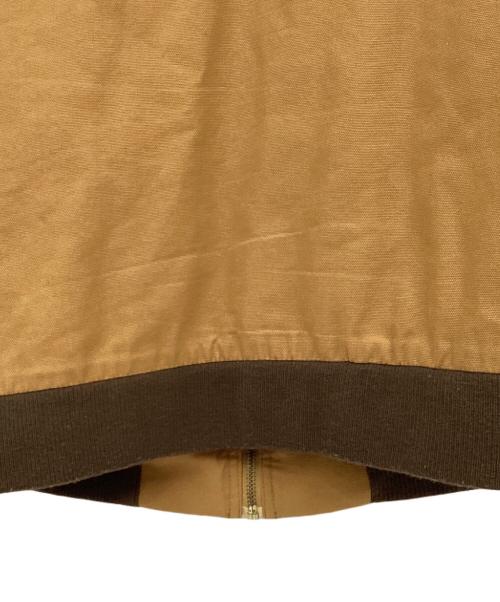 X-LARGE（エクストララージ）X-LARGE (エクストララージ) ジップアップジャケット ブラウン×ブルー サイズ:Mの古着・服飾アイテム