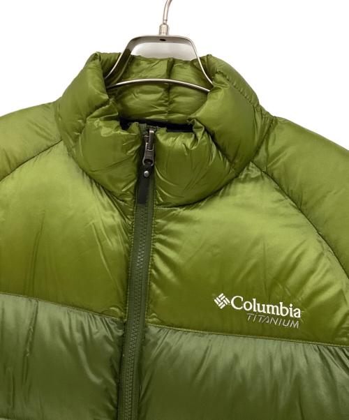 Columbia（コロンビア）Columbia (コロンビア) ベルグラジャケット グリーン×カーキ サイズ:XLの古着・服飾アイテム