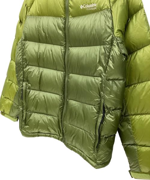 Columbia（コロンビア）Columbia (コロンビア) ベルグラジャケット グリーン×カーキ サイズ:XLの古着・服飾アイテム