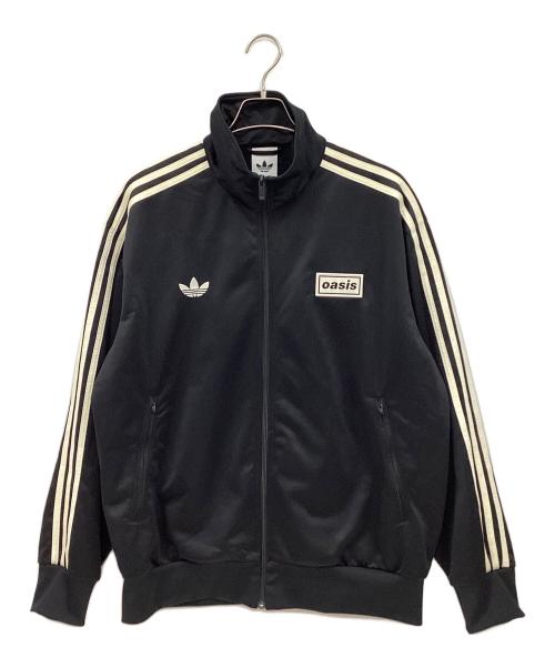 adidas（アディダス）adidas (アディダス) トラックジャケット ブラック×ホワイト サイズ:3XLの古着・服飾アイテム