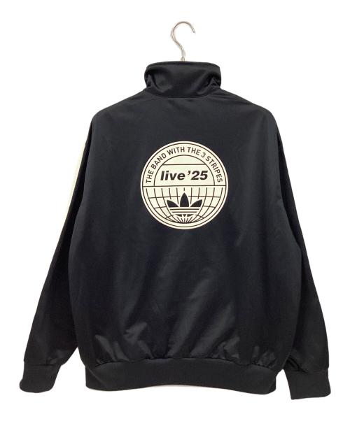 adidas（アディダス）adidas (アディダス) トラックジャケット ブラック×ホワイト サイズ:3XLの古着・服飾アイテム