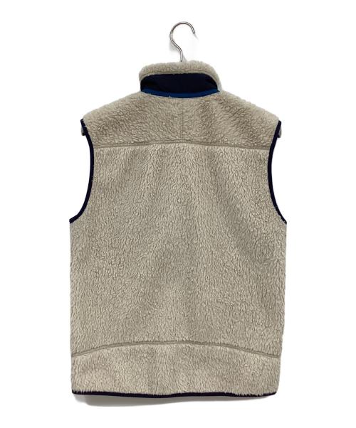 Patagonia（パタゴニア）Patagonia (パタゴニア) クラシックレトロXベスト ベージュ×ネイビー サイズ:Mの古着・服飾アイテム