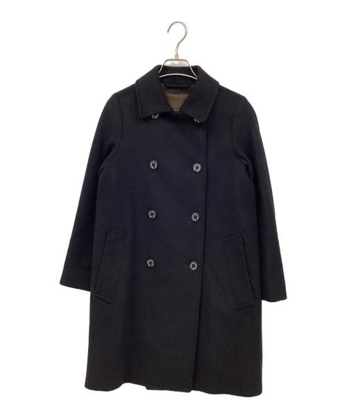 MACKINTOSH（マッキントッシュ）MACKINTOSH (マッキントッシュ) シルク混ウールコート ブラック サイズ:30の古着・服飾アイテム