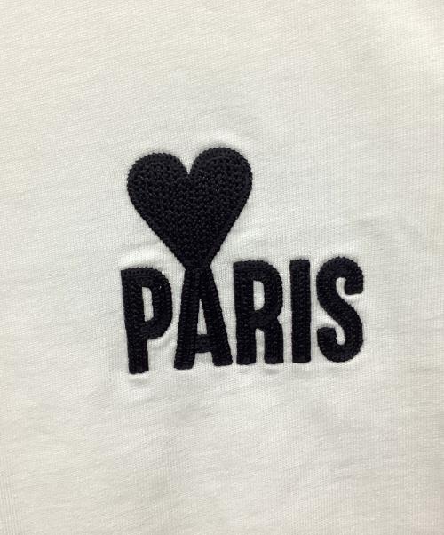 AMI PARIS（アミ パリス）AMI PARIS (アミ パリス) 半袖カットソー ホワイト サイズ:XSの古着・服飾アイテム