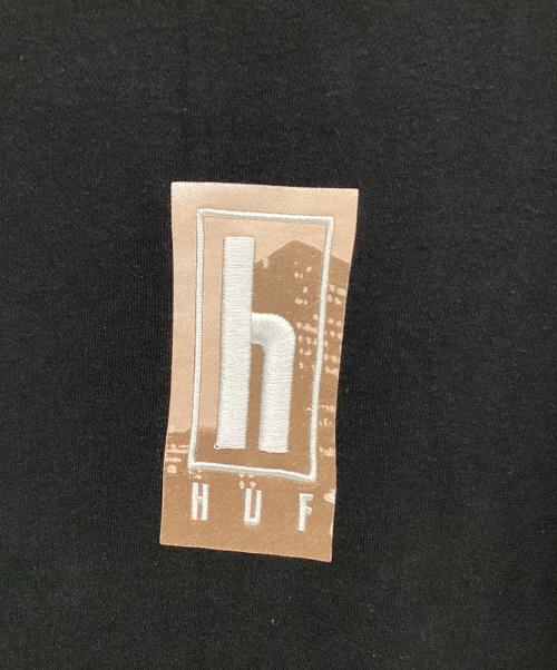HUF（ハフ）HUF (ハフ) クルーネックスウェット ブラック サイズ:Lの古着・服飾アイテム
