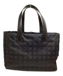 CHANEL（シャネル）の古着「シャネル/ニュートラベルライン/ハンドバッグ」｜ブラック