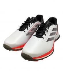 adidas（アディダス）の古着「ゴルフシューズ」｜ホワイト×レッド