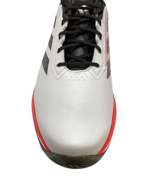 adidas（アディダス）adidas (アディダス) ゴルフシューズ ホワイト×レッド サイズ:26.5の古着・服飾アイテム