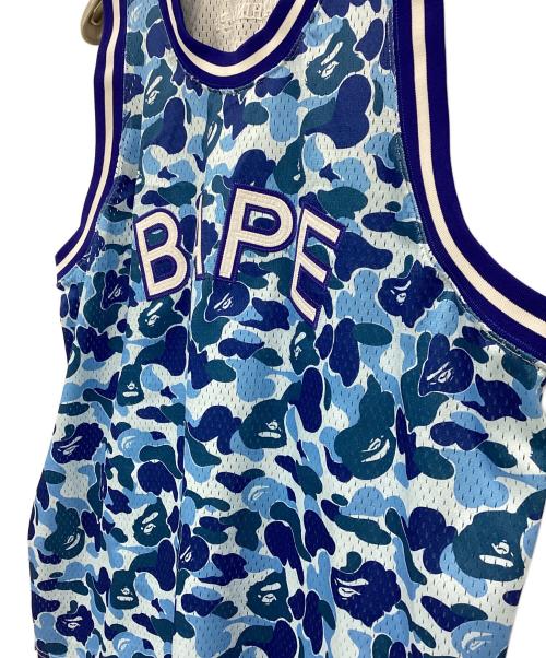 A BATHING APE（アベイシングエイプ）A BATHING APE (アベイシングエイプ) タンクトップ ブルー サイズ:Lの古着・服飾アイテム