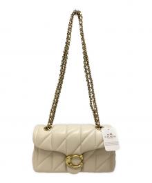 COACH（コーチ）の古着「コーチ/C2581-CP149/ショルダーバッグ」｜ベージュ×ゴールド