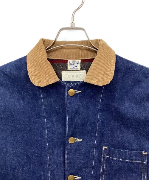 orSlow（オアスロウ）orSlow (オアスロウ) fennica (フェニカ) デニムカバーオールジャケット サイズ:1の古着・服飾アイテム