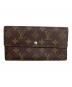 LOUIS VUITTON（ルイヴィトン）の古着「ルイヴィトン/モノグラム/ポシェット・ポルトモネ クレディ/M61725/長財布」