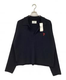 ami（アミ）の古着「ポロニット」｜ブラック