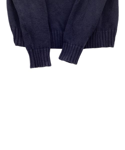 POLO RALPH LAUREN（ポロ・ラルフローレン）POLO RALPH LAUREN (ポロ・ラルフローレン) 厚手ニット ネイビー サイズ:XSの古着・服飾アイテム