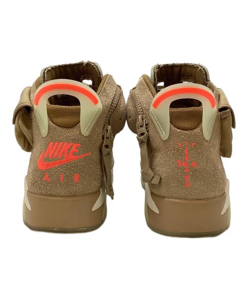 NIKE（ナイキ）NIKE (ナイキ) Travis Scott (トラヴィススコット) AIR JORDAN 6 RETRO SP BRITISH KAHKI ブラウン サイズ:27㎝の古着・服飾アイテム