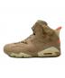 NIKE (ナイキ) Travis Scott (トラヴィススコット) AIR JORDAN 6 RETRO SP BRITISH KAHKI ブラウン サイズ:27㎝：25000円
