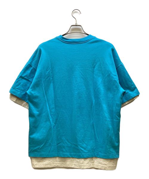 NEON SIGN（ネオンサイン）NEON SIGN (ネオンサイン) レイヤードカットソー ブルー サイズ:46の古着・服飾アイテム