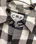 中古・古着 CMF OUTDOOR GARMENT (コンフィーアウトドアガーメント) NEWSPAPER SHIRTS ブラック×ホワイト サイズ:M：8000円