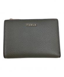 FURLA（フルラ）の古着「フルラ/PC09RZY/2つ折り財布」｜カーキ