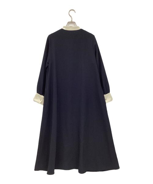 SHIPS any（シップスエニィ）SHIPS any (シップスエニィ) 長袖ワンピース ネイビー サイズ:FREEの古着・服飾アイテム