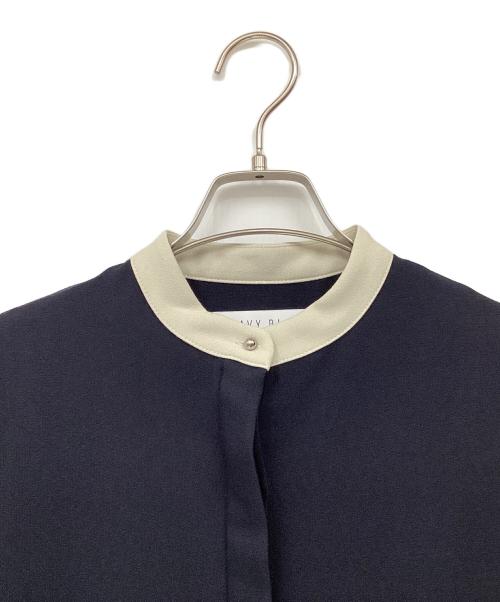 SHIPS any（シップスエニィ）SHIPS any (シップスエニィ) 長袖ワンピース ネイビー サイズ:FREEの古着・服飾アイテム