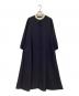 SHIPS any（シップスエニィ）の古着「長袖ワンピース」｜ネイビー