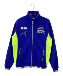 SUZUKI（スズキ）の古着「フリースジャケット」｜ブルー×グリーン