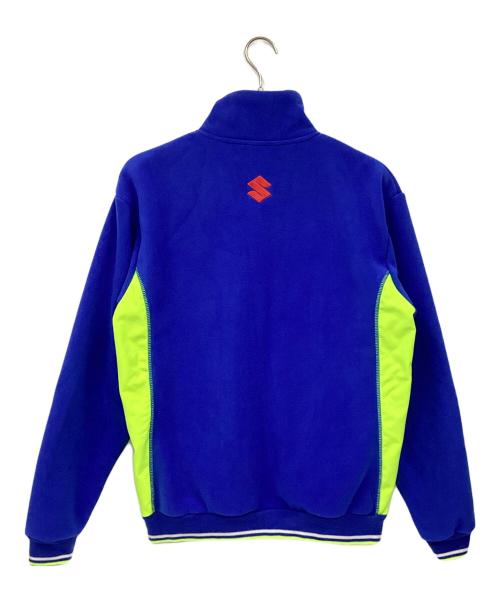 SUZUKI（スズキ）SUZUKI (スズキ) フリースジャケット ブルー×グリーン サイズ:Mの古着・服飾アイテム