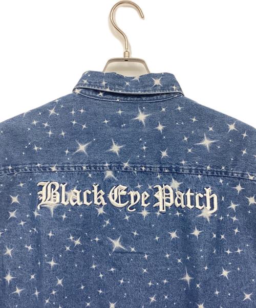 BlackEyePatch（ブラックアイパッチ）BlackEyePatch (ブラックアイパッチ) 長袖シャツ ブルー サイズ:Lの古着・服飾アイテム