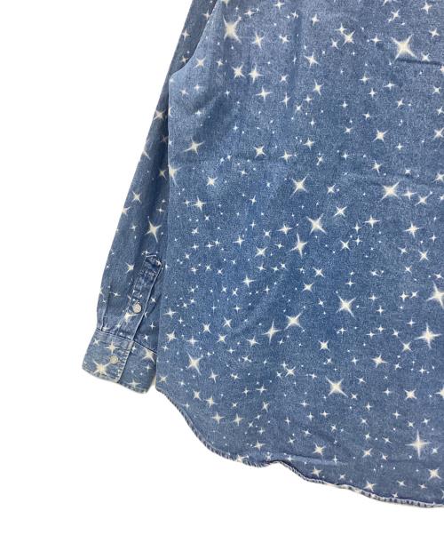 BlackEyePatch（ブラックアイパッチ）BlackEyePatch (ブラックアイパッチ) 長袖シャツ ブルー サイズ:Lの古着・服飾アイテム