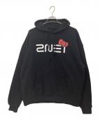 2NE1×HELLO KITTYトゥエニィワン×ハローキティ）の古着「プルオーバーパーカー」｜ブラック